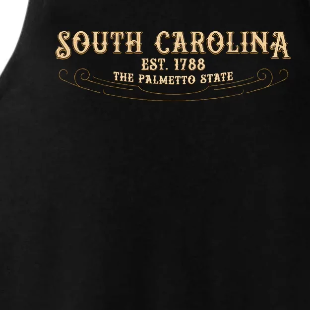 The Palmetto State South Carolina Ladies Tri-Blend Wicking Tank