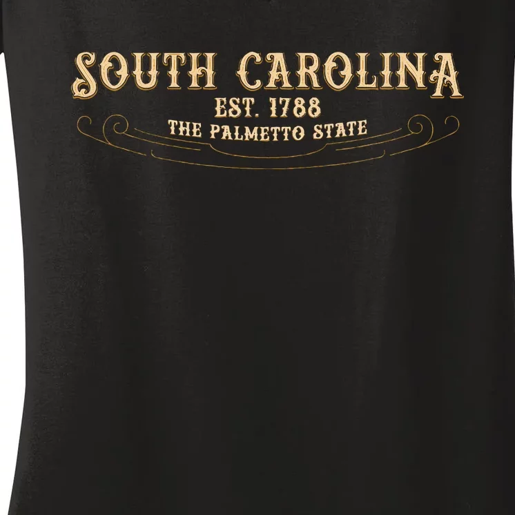 The Palmetto State South Carolina Women's V-Neck T-Shirt