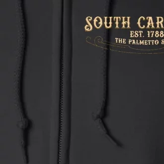 The Palmetto State South Carolina Full Zip Hoodie