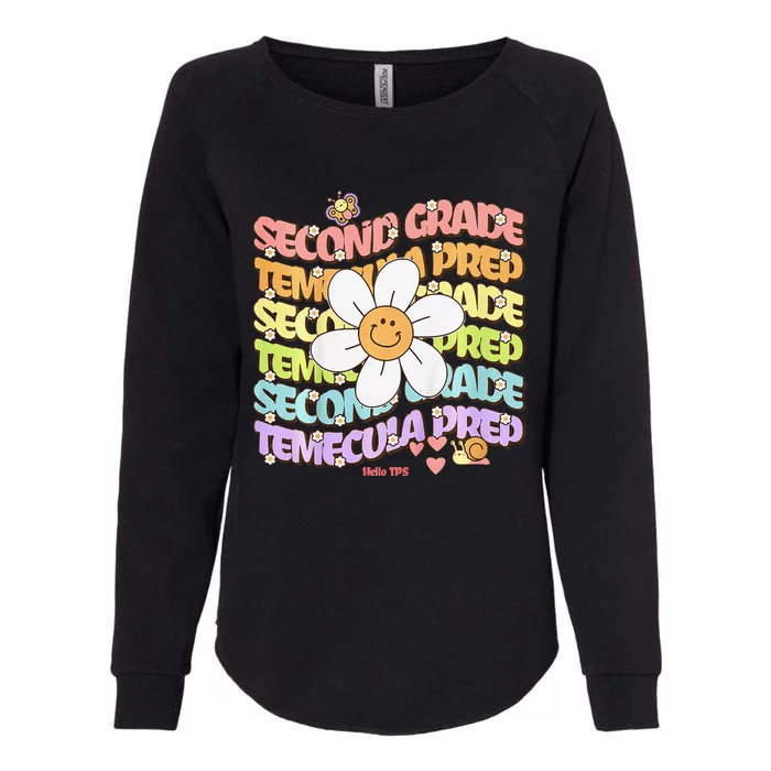 Temecula Preparatory School Second Grade Groovy Spirit Tps Womens California Wash Sweatshirt