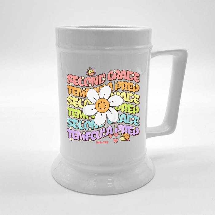 Temecula Preparatory School Second Grade Groovy Spirit Tps Front & Back Beer Stein