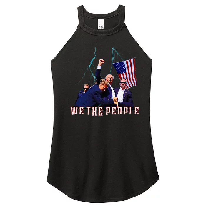 Trump Pennsylvania Shot Rally Attempted Ear July 13th Women’s Perfect Tri Rocker Tank