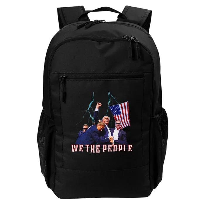 Trump Pennsylvania Shot Rally Attempted Ear 2024 Design Daily Commute Backpack