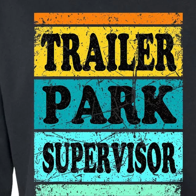 Trailer Park Supervisor Hillbilly Party Wear Redneck Costume Cropped Pullover Crew