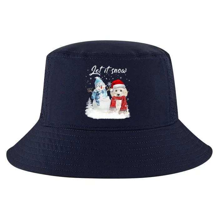 Toy Poodle Santa Dog Christmas Snow Xmas Pajama Gift Cool Comfort Performance Bucket Hat