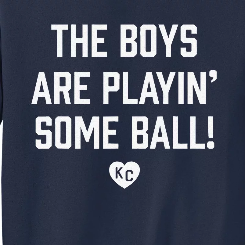 Theare Playing Some Ball S Kc Heart Sweatshirt