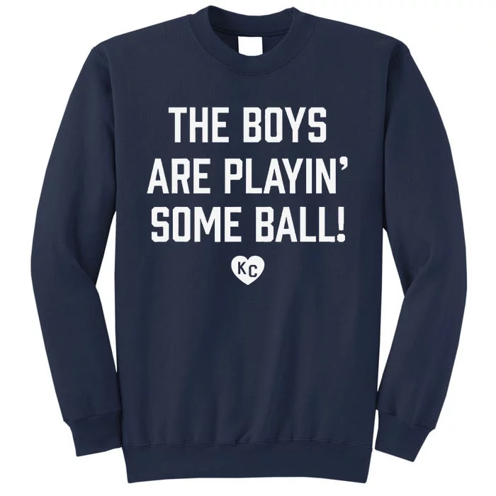 Theare Playing Some Ball S Kc Heart Sweatshirt