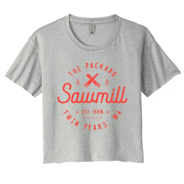 The Packard Sawmill Twin Peaks Women's Crop Top Tee