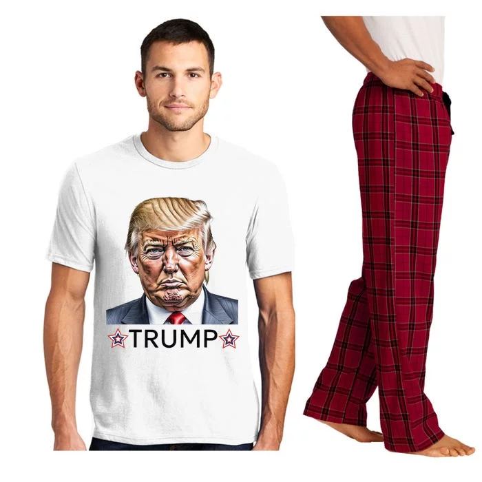 TrumpS Patriotic Spirit I Stand With Trump Pajama Set