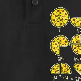 Teachers Pizza Salami Cheese Quick Math Fractions Dry Zone Grid Performance Polo