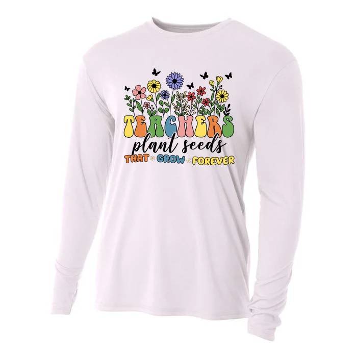 Teachers Plant Seeds That Grow Forever Cooling Performance Long Sleeve Crew