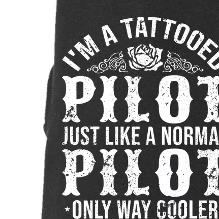 Tattooed Pilot Doggie 3-End Fleece Hoodie