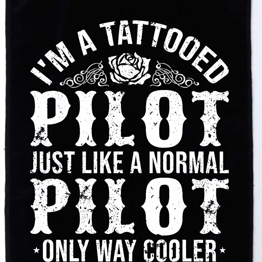 Tattooed Pilot Platinum Collection Golf Towel