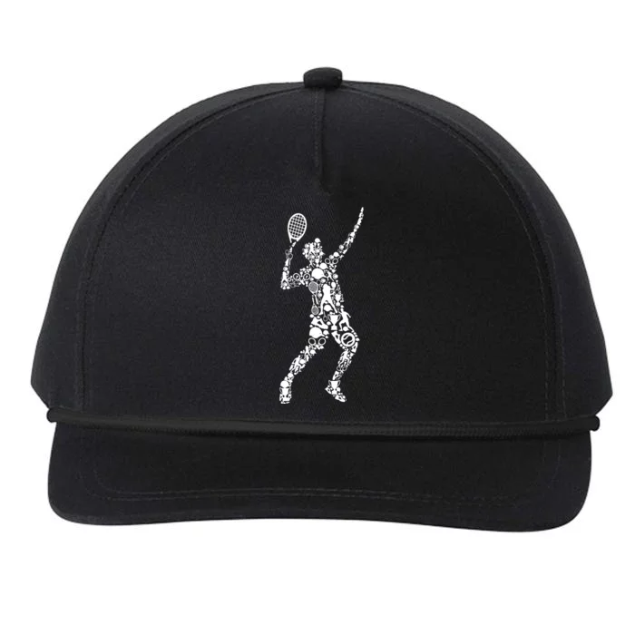 Tennis Player Snapback Five-Panel Rope Hat