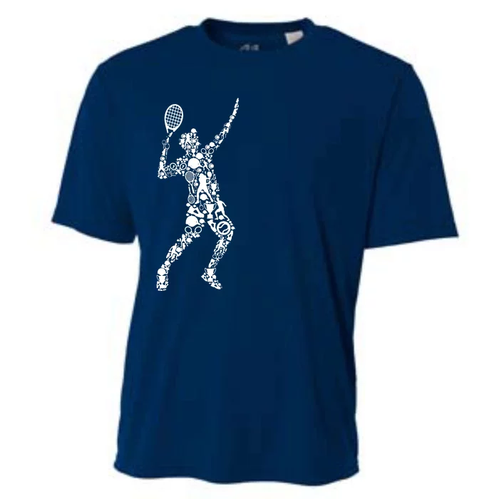 Tennis Player Cooling Performance Crew T-Shirt