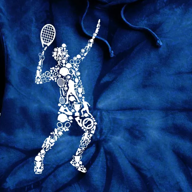 Tennis Player Tie Dye Hoodie