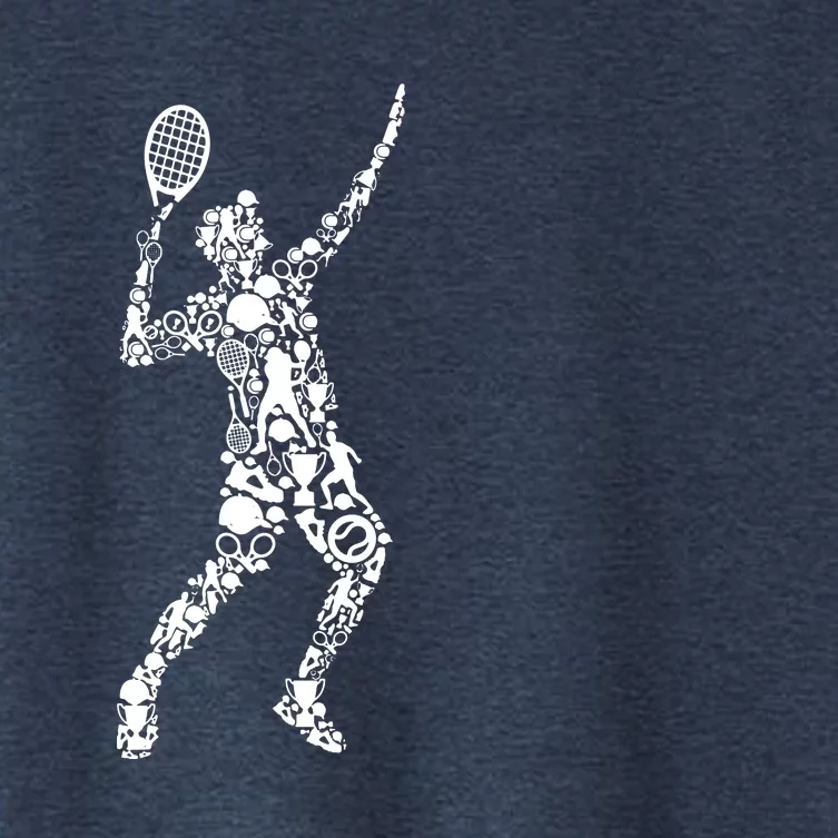 Tennis Player Women's Crop Top Tee