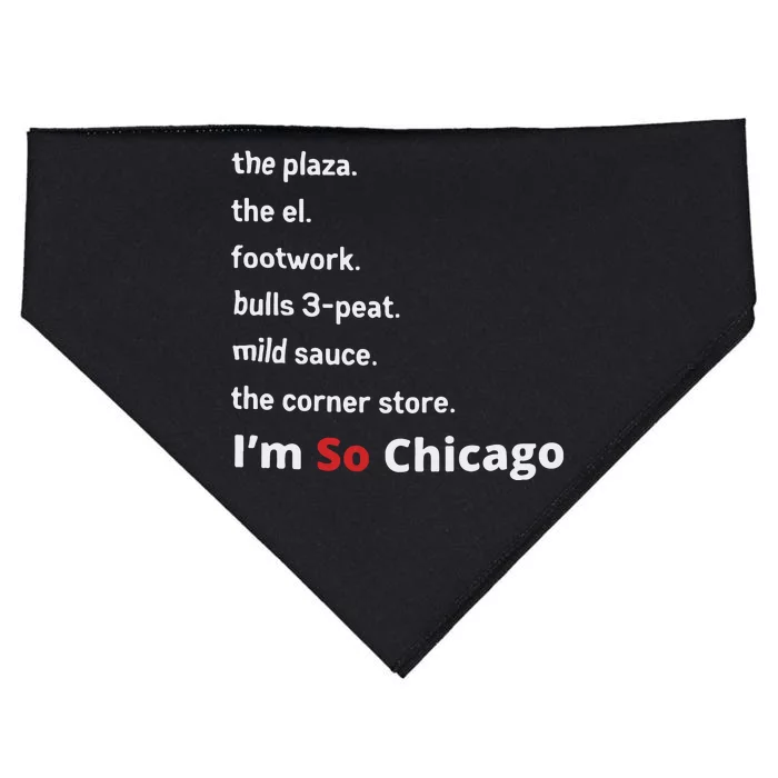 The Plaza The El Footwork Bulls 3peat Mild Sauce The Corner Store I’M So Chicago USA-Made Doggie Bandana