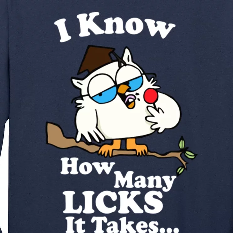 Tootsie Pop The Magic Number Tall Long Sleeve T-Shirt