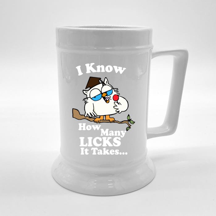 Tootsie Pop The Magic Number Front & Back Beer Stein