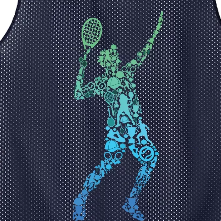 Tennis Player Mesh Reversible Basketball Jersey Tank