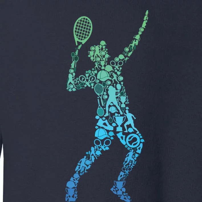 Tennis Player Toddler Sweatshirt