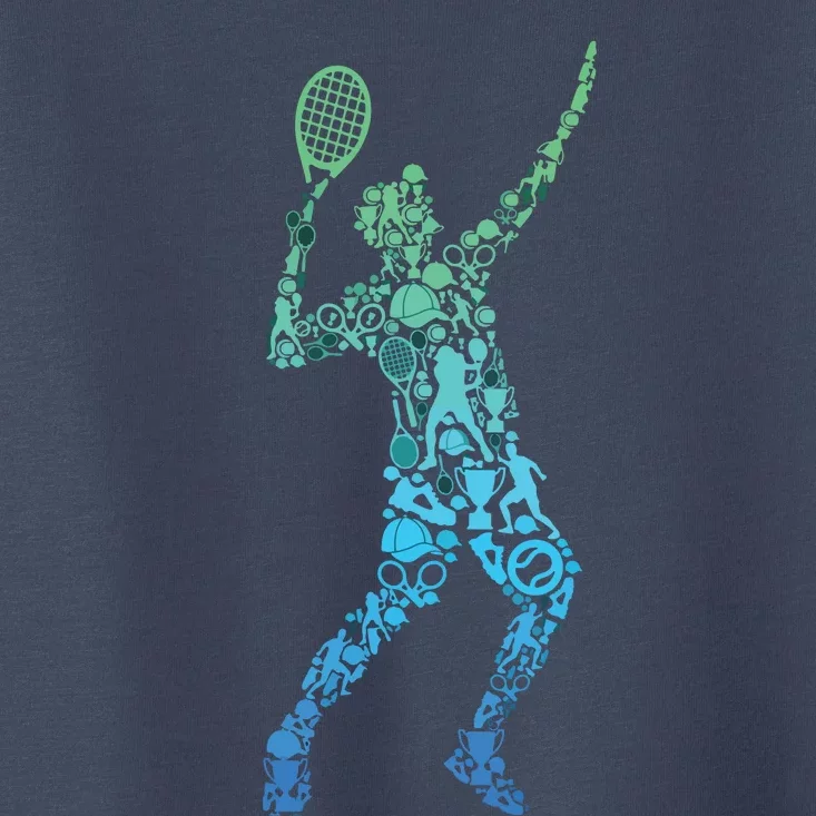 Tennis Player Toddler T-Shirt