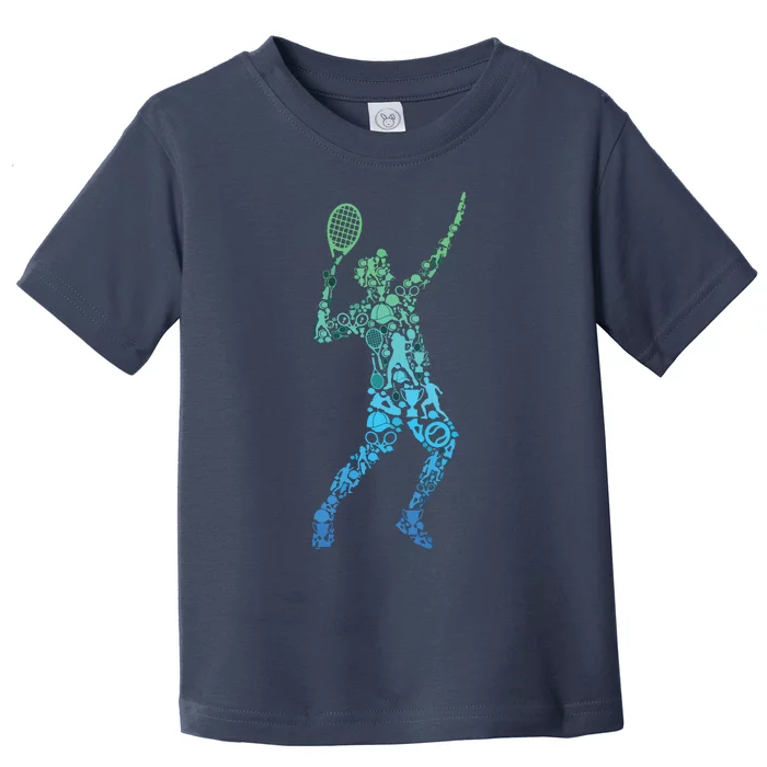 Tennis Player Toddler T-Shirt