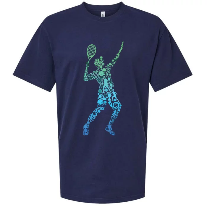 Tennis Player Sueded Cloud Jersey T-Shirt