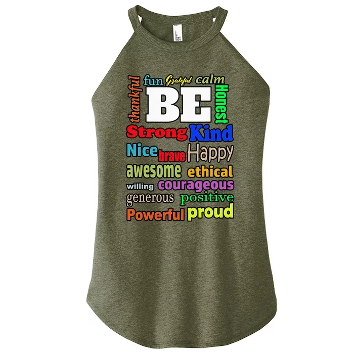 Teacher Positive Thinking Women’s Perfect Tri Rocker Tank