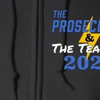 The Prosecutor & The Teacher 2024 Harris Walz Full Zip Hoodie