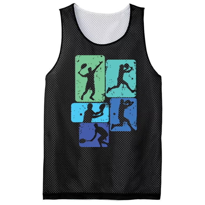 Tennis Player Mesh Reversible Basketball Jersey Tank