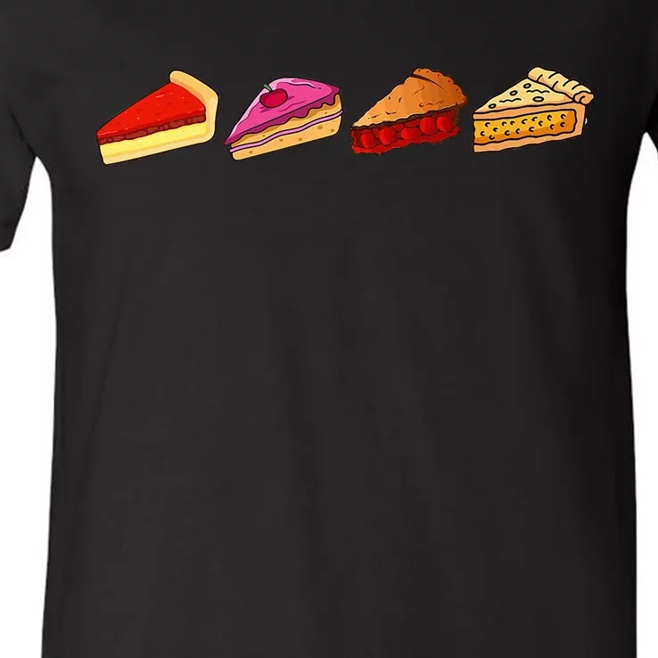 Thanksgiving Pie V-Neck T-Shirt