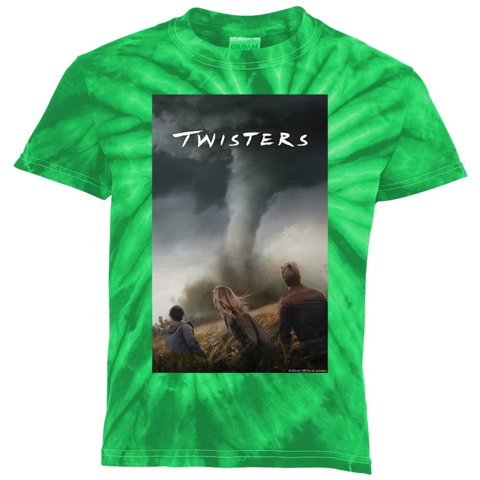 Twisters Poster Kids Tie-Dye T-Shirt