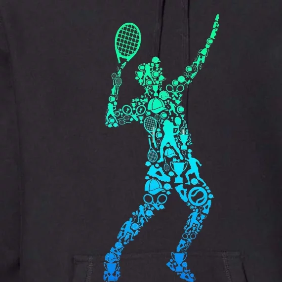 Tennis Player Premium Hoodie