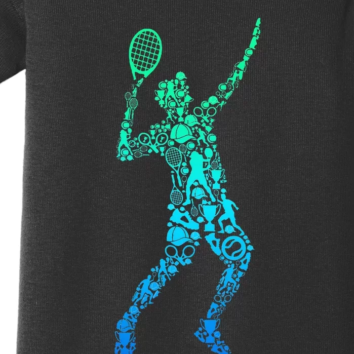 Tennis Player Baby Bodysuit