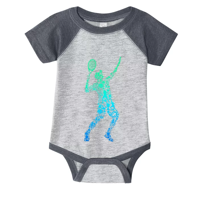 Tennis Player Infant Baby Jersey Bodysuit