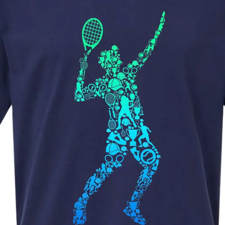 Tennis Player Sueded Cloud Jersey T-Shirt