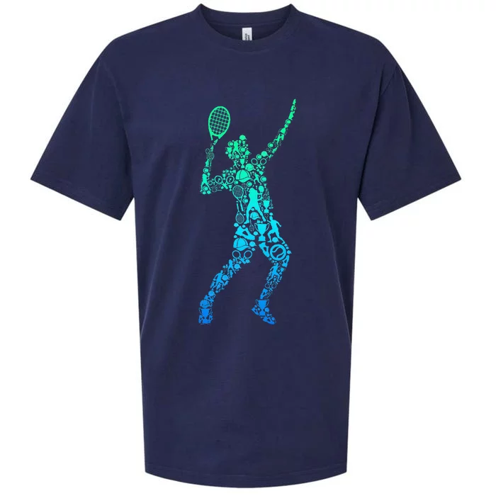 Tennis Player Sueded Cloud Jersey T-Shirt