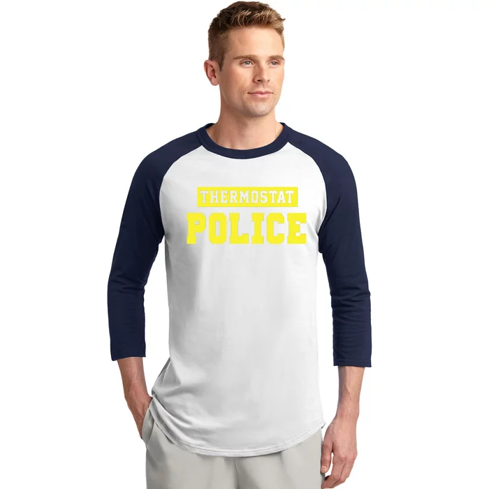 Thermostat Police Baseball Sleeve Shirt