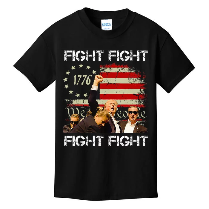 Trump Pennsylvania Trump 2024 Fight Kids T-Shirt