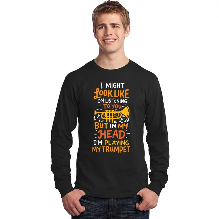 Trumpet Player Tall Long Sleeve T-Shirt