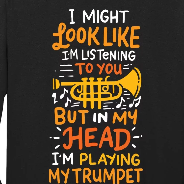 Trumpet Player Tall Long Sleeve T-Shirt