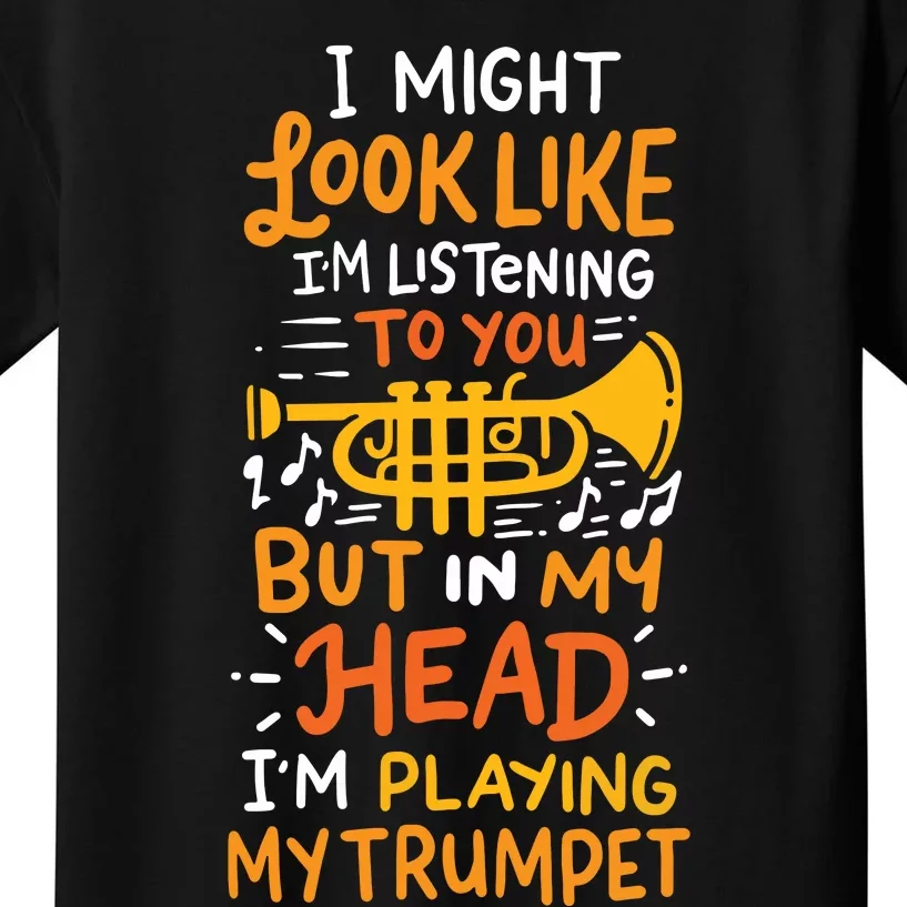 Trumpet Player Kids T-Shirt