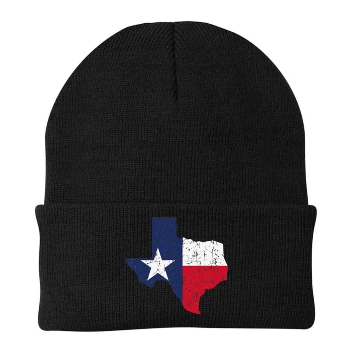 Texas Proud Texan Patriot American USA Flag Vintage Map Knit Cap Winter Beanie