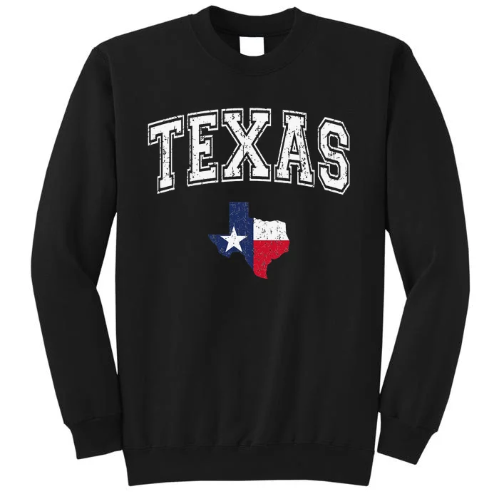 Texas Proud Texan Patriot American USA Flag Vintage Map Sweatshirt