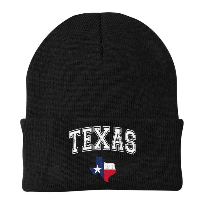 Texas Proud Texan Patriot American USA Flag Vintage Map Knit Cap Winter Beanie