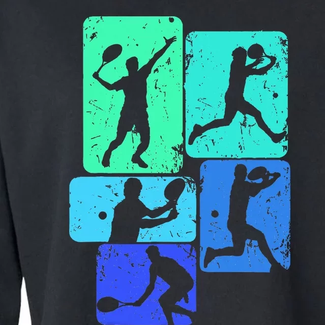 Tennis Player Cropped Pullover Crew