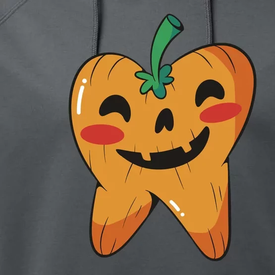 Tooth Pumpkin Performance Fleece Hoodie