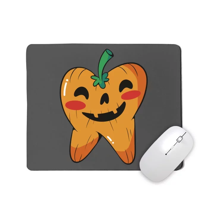 Tooth Pumpkin Mousepad